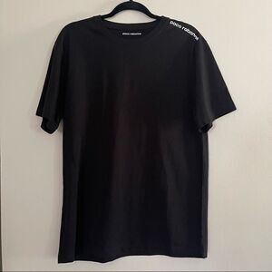 Paco Rabanne Unisex Black Logo Short-Sleeve T-Shirt Size Large